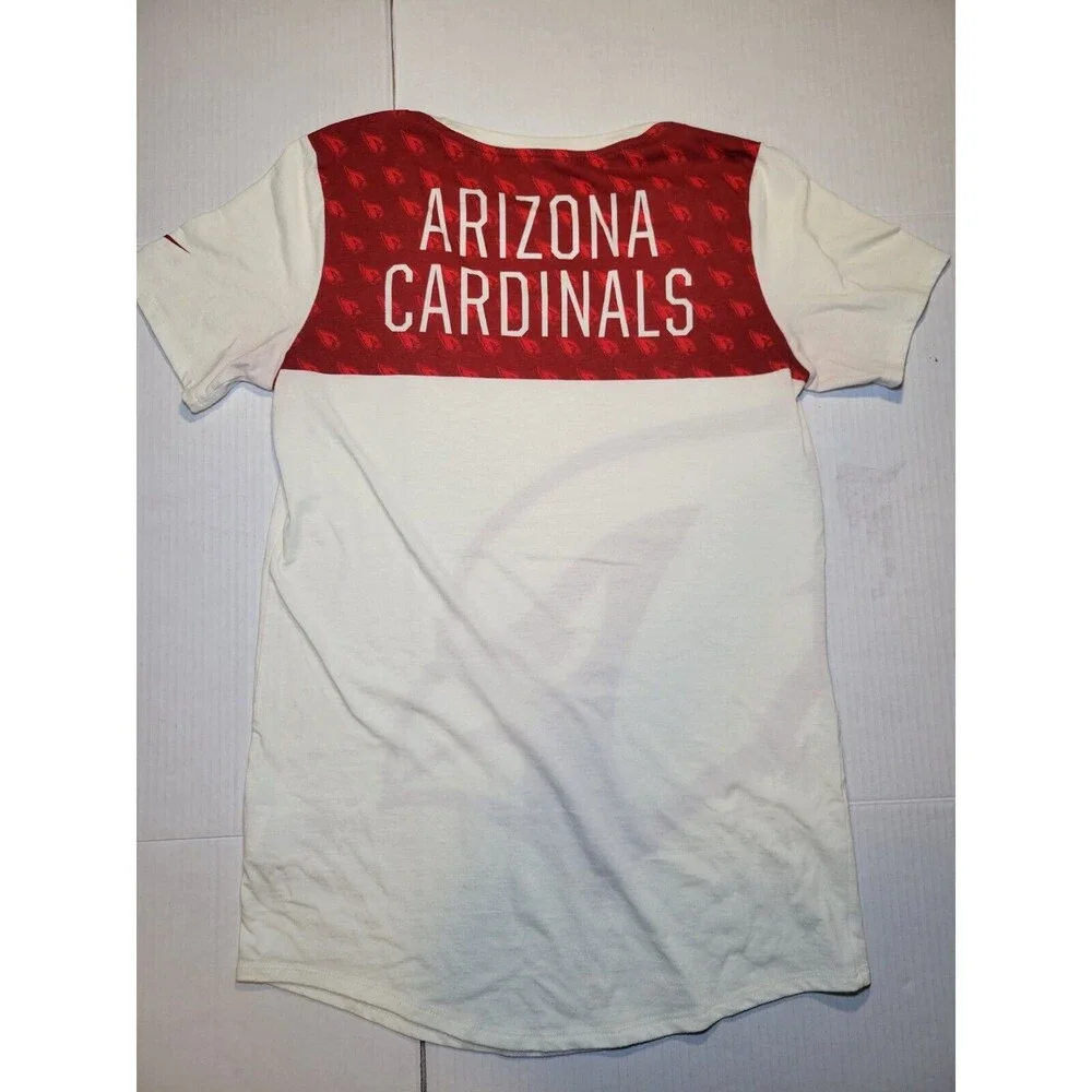 Nike Arizona Cardinals Ivory Cream Red Tapered Bottom Double-Sided Womens‎ S.